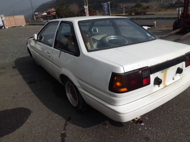 AE86　クーペ　トレノ　GT　LSD　車高調　ドリ車　部品どり　書類有_リアパネル錆あり