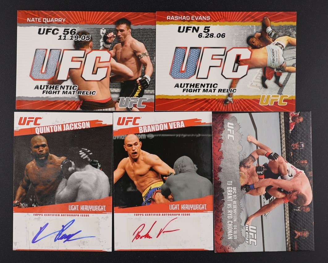 2009 Topps UFC １BOX開封分　直筆サイン クイントン・ジャクソ　ブランドン・ヴェラ_画像3