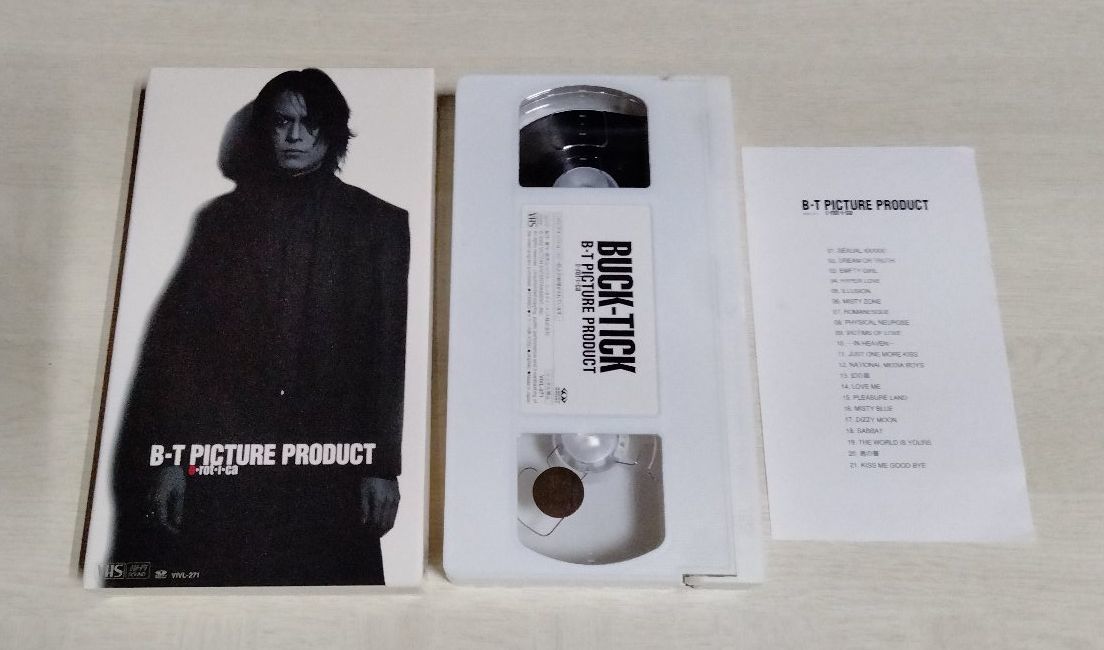 ※ジャンク品（動作未確認・BOXケースなし） 【中古VHS】『BUCK-TICK　PICTURE PRODUCT』_画像3