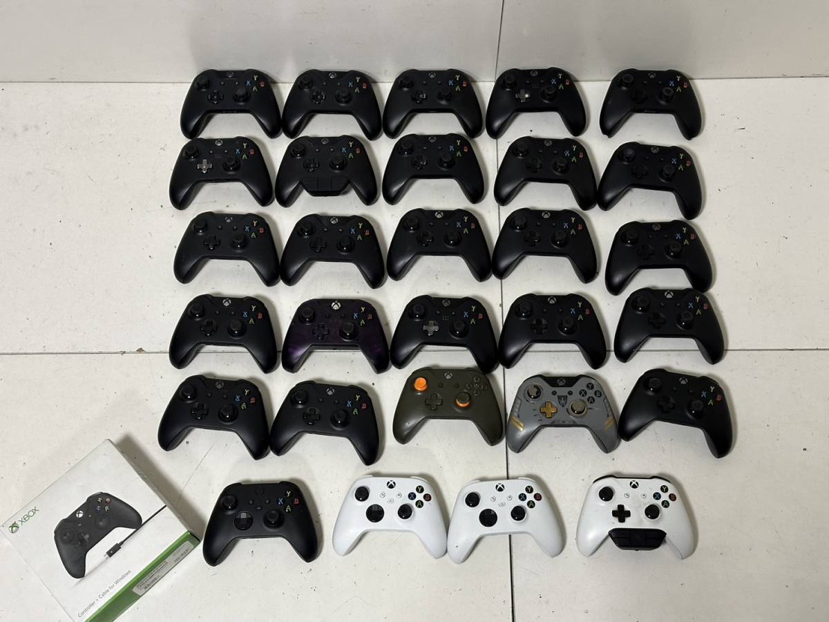 【Microsoft Xbox one コントローラー 本体 大量まとめ 29個セット 動作未確認 ジャンク】_画像1