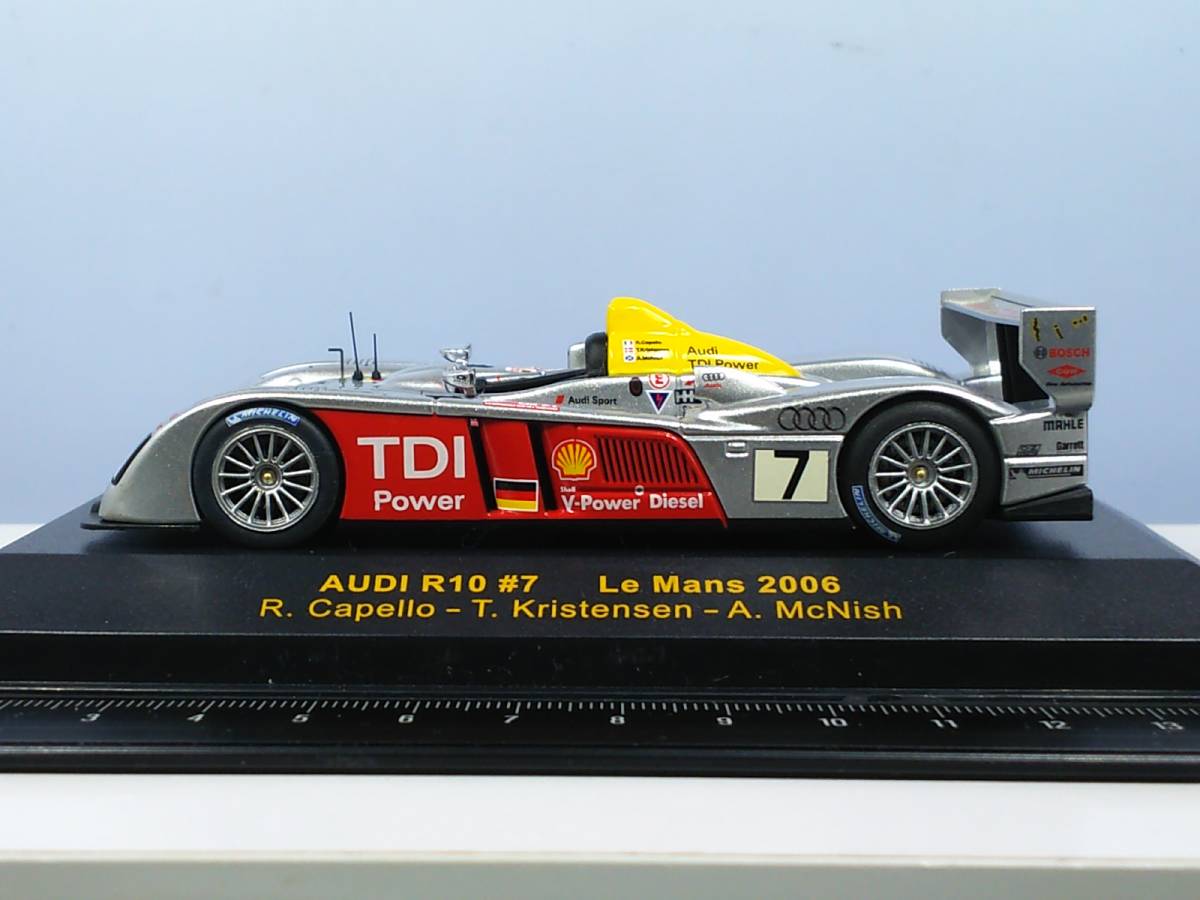 Audi R10 #7 Le Mans 2006 アウディ ルマン 縮尺1/43 ixo イクソ 送料410円 同梱歓迎 匿名配送 ミニカー 24H耐久レース プロトタイプの画像4