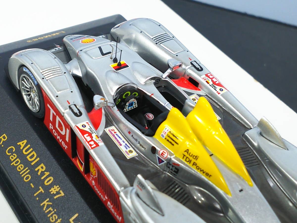 Audi R10 #7 Le Mans 2006 アウディ ルマン 縮尺1/43 ixo イクソ 送料410円 同梱歓迎 匿名配送 ミニカー 24H耐久レース プロトタイプの画像10