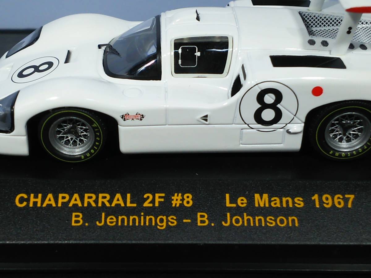 CHAPARRAL 2F #8 Le Mans 1967 ルマン 24H 1/43 ixo イクソ 送料410円 同梱歓迎 匿名配送 ミニカー 24H耐久レース プロトタイプ_画像2