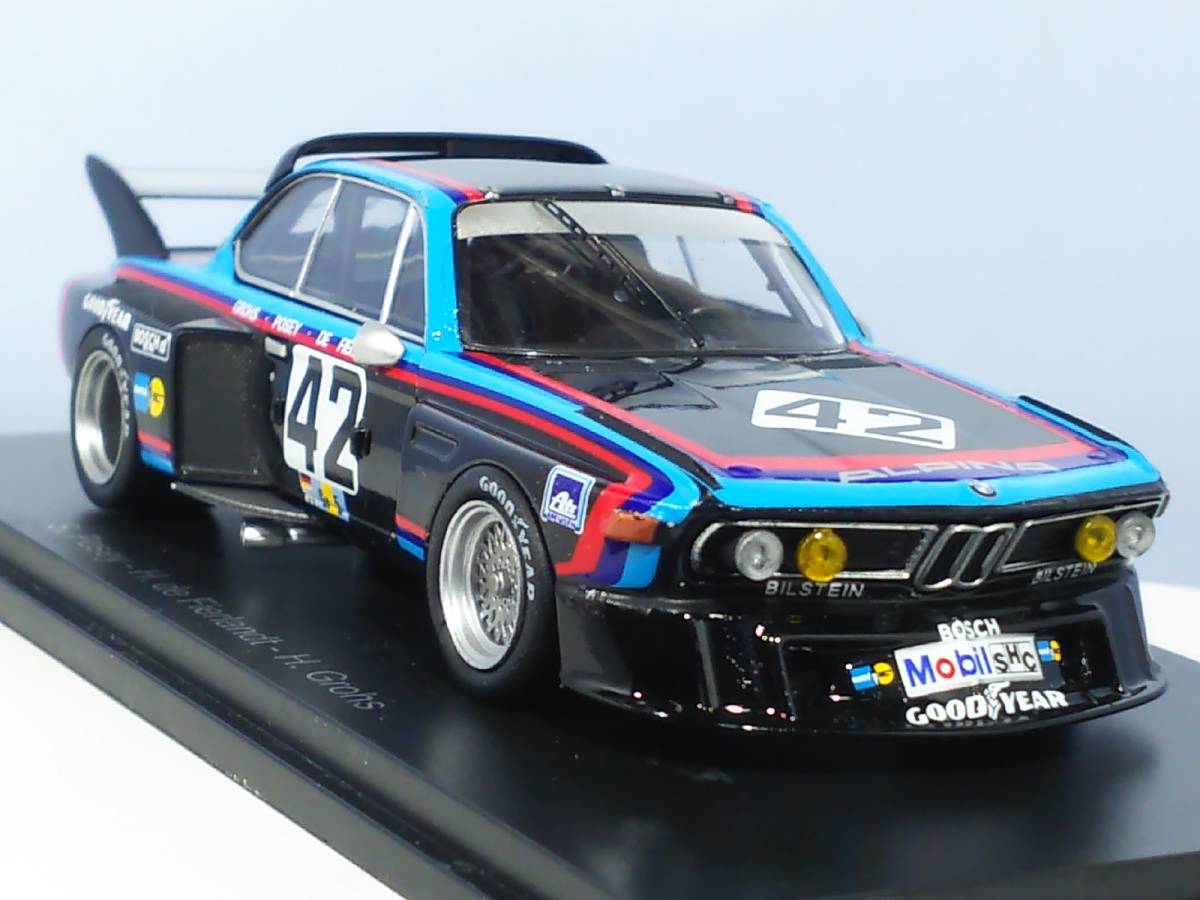 少し難有り BMW 3.5 CSL-Le Mans 1976 #42 第13号 ルマン24時間レース カーコレクション Hachette/Spark 送料410円 同梱歓迎 匿名配送_画像4