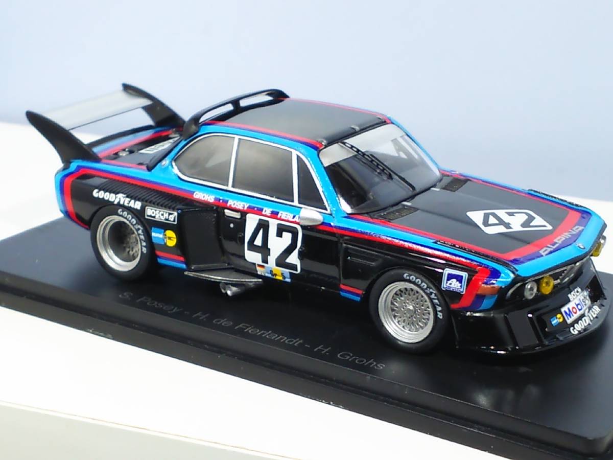 少し難有り BMW 3.5 CSL-Le Mans 1976 #42 第13号 ルマン24時間レース カーコレクション Hachette/Spark 送料410円 同梱歓迎 匿名配送_画像8