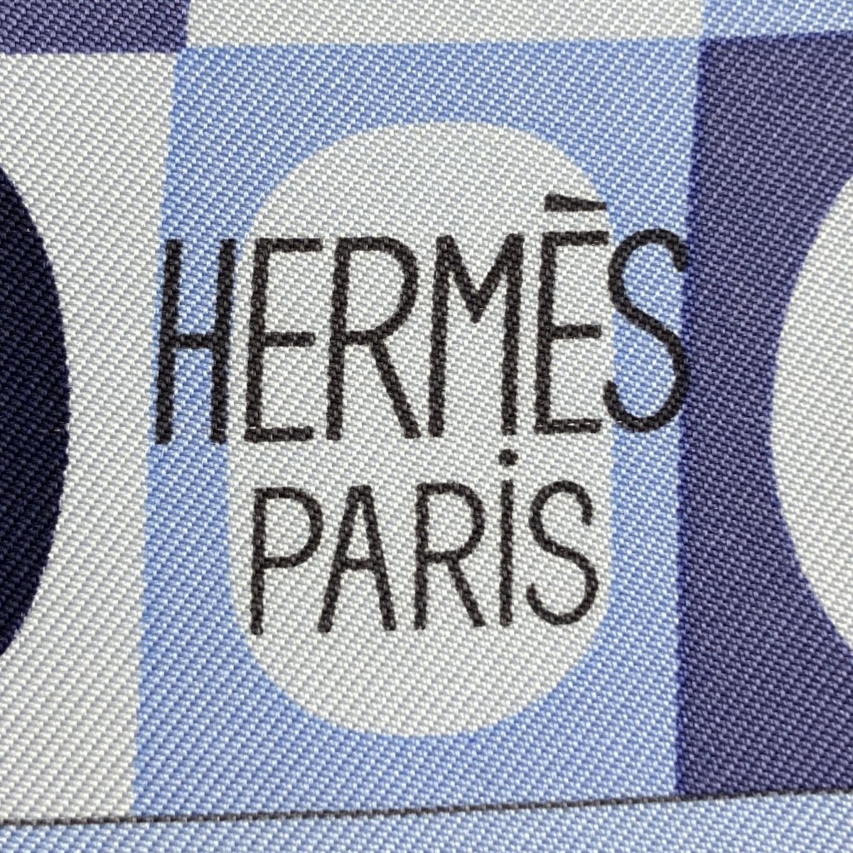 美品 HERMES エルメス Les Ailes de la Soie シルクの翼 カレ90 スカーフ ブルー シルク レディース ファッション 小物 USED_画像3
