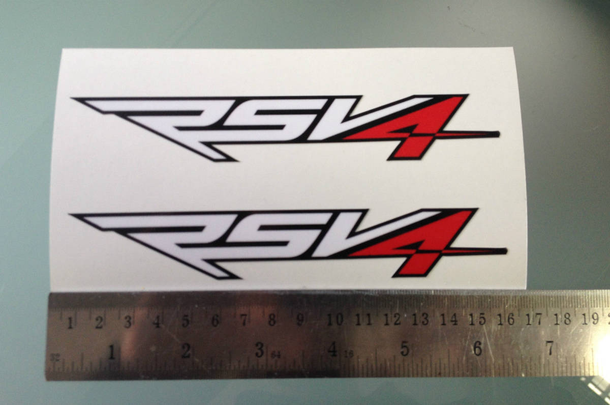 送料無料 Aprilia RSV4 Tail Unit Sides Decals Stickers アプリリア ステッカー シール デカール 2枚セット_画像3