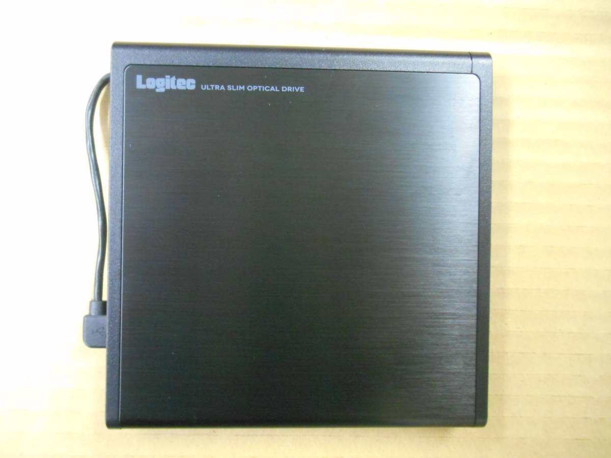 動作品　Logitec 　LDV-PMH8U2NBK　 USB 2.0 対応　 DVD-ROM 　読込専用　　（21）_画像1