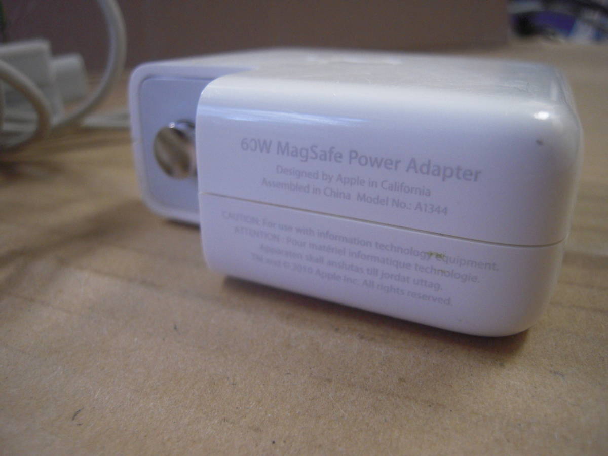 Apple 60W MagSafe Power Adapter 　Model： A1344　（1）延長コードタイプ_画像2