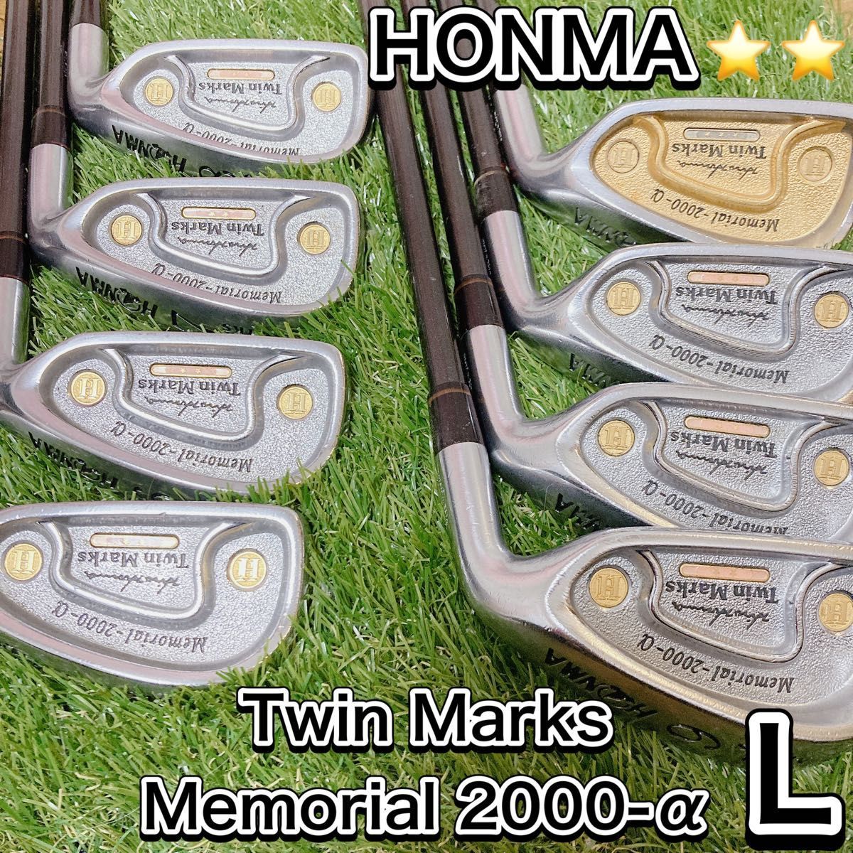 ホンマ　レディースゴルフ8本　アイアンセット　ツインマークス　S2　L　右　HONMA