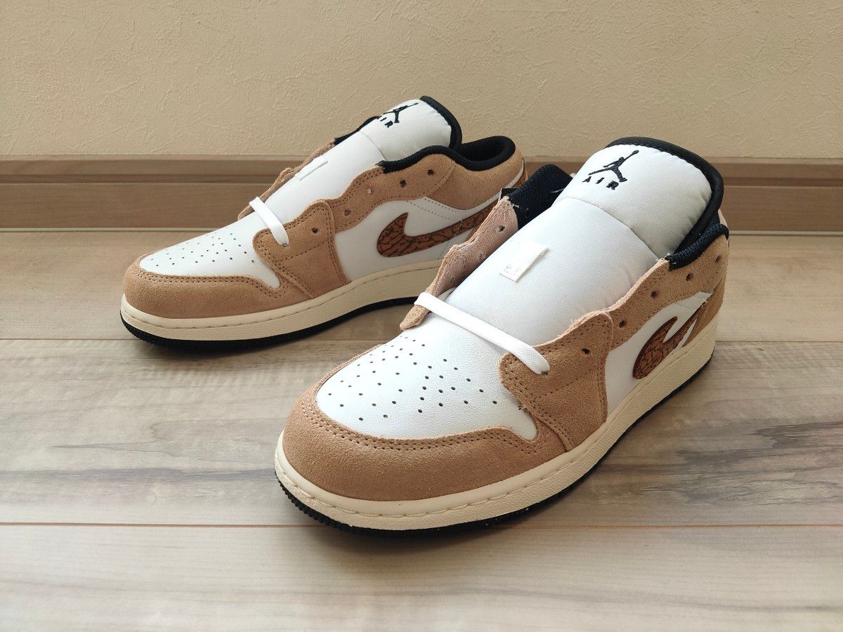 24.5cm NIKE AIR JORDAN 1 LOW GS BROWN ELEPHANT ナイキ エアジョーダン 1 ロー