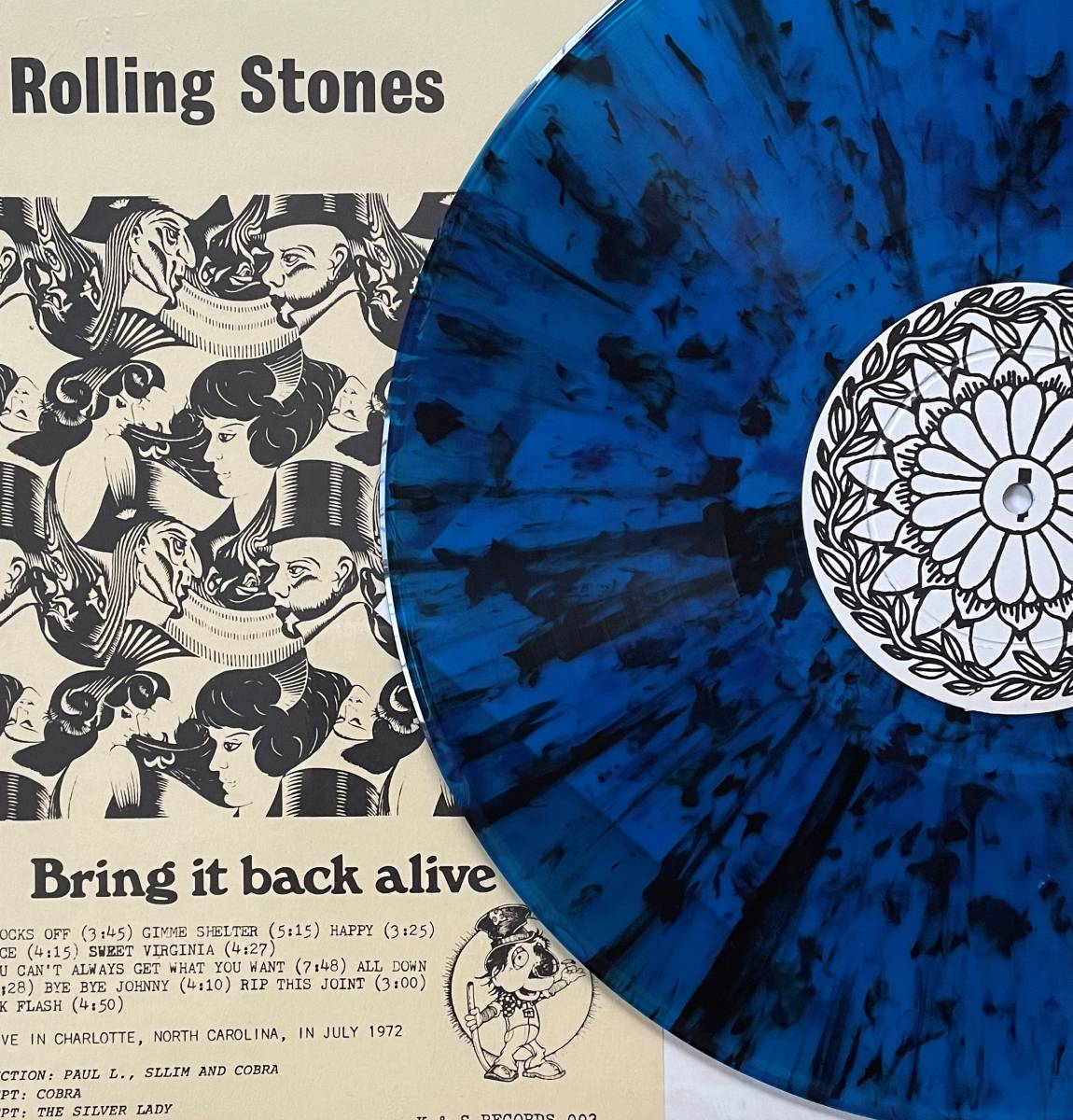 レア！ コレクター盤「The Rolling Stones - Bring It Back Alive」live on July 1972 at North Carolina キースリチャーズ ミックジャガー_画像1