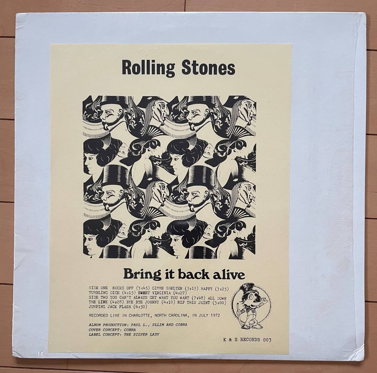 レア！ コレクター盤「The Rolling Stones - Bring It Back Alive」live on July 1972 at North Carolina キースリチャーズ ミックジャガー_画像2