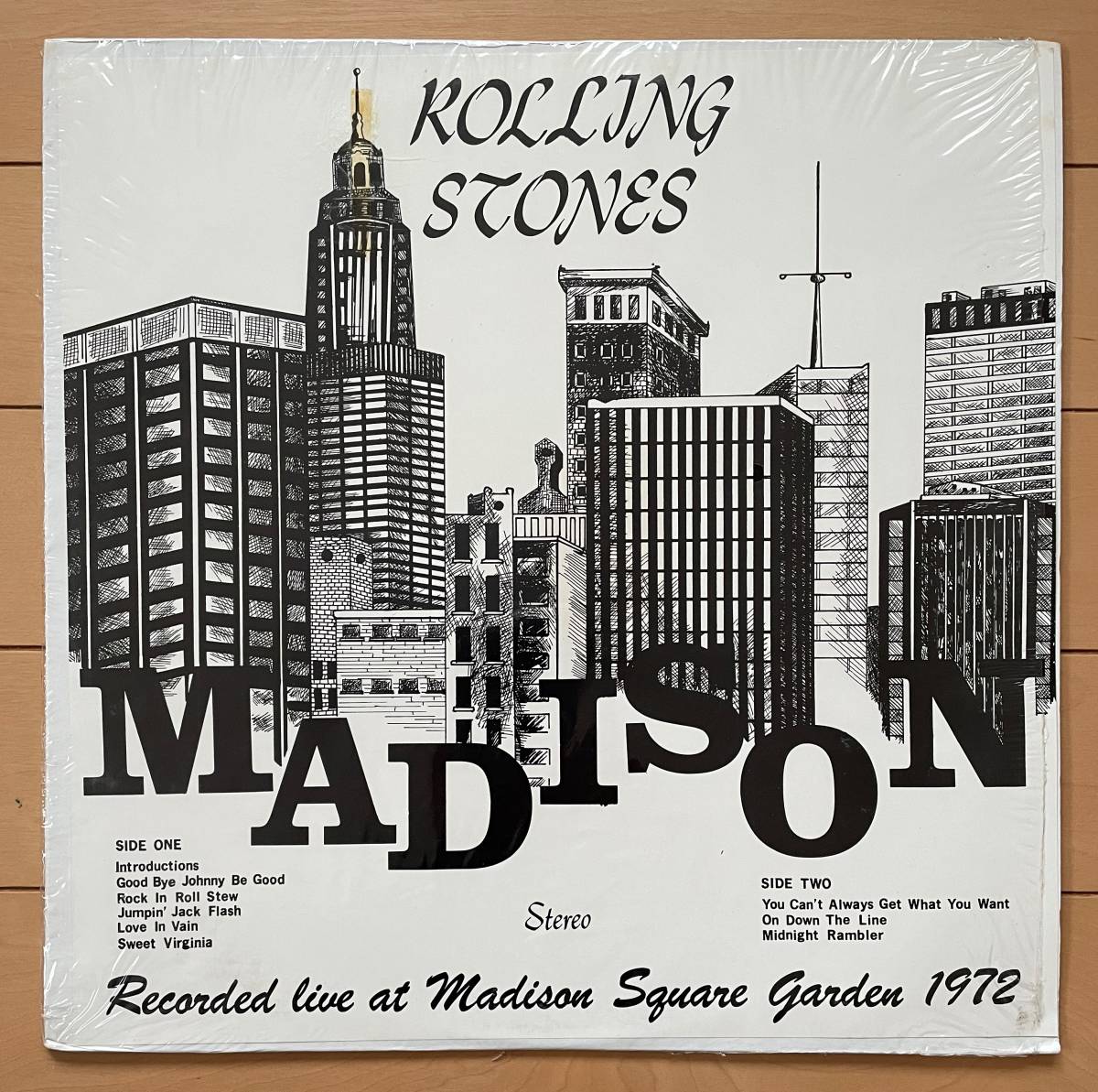 レア！ 高音質 STEREO コレクター盤「The Rolling Stones - live at Madison Square Garden 1972」 キースリチャーズ ミックジャガー_画像1