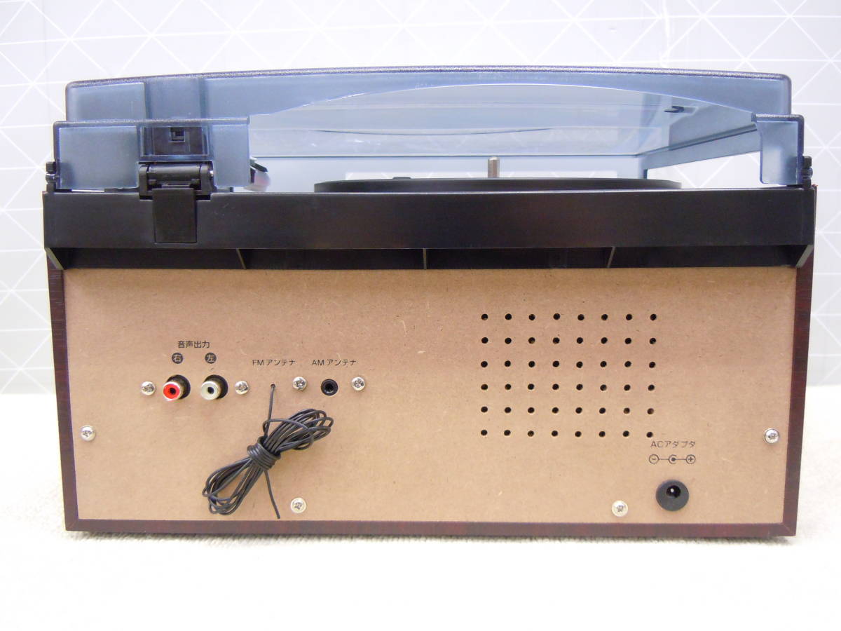 A481 美品中古 動確済 bearmax マルチオーディオレコーダー プレーヤー MA-89 CD レコード カセット ラジオが１台に SD USB リモコン_画像7