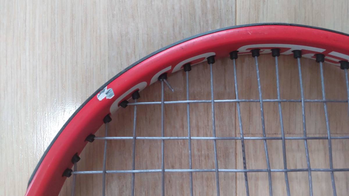 【レアもの】Wilson硬式テニスラケット PRO STAFF RF97 G2☆THE ROGER FEDERER Autograph☆レッド×ブラック＋ホワイト＆シルバー☆USED_画像10