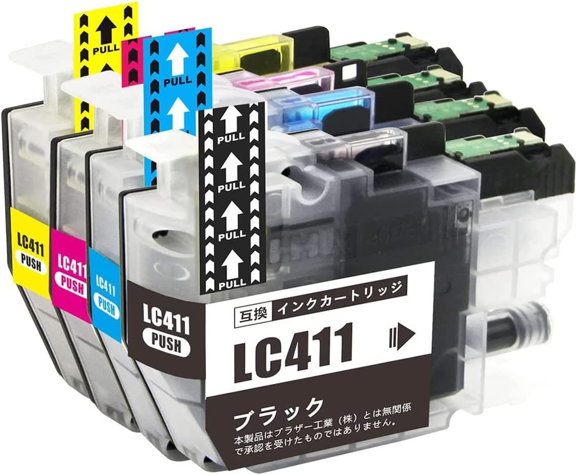 LC411-4PK brother ブラザー 純正互換インクカートリッジ 4色組 N10 DCP-J926N-W/N MFC-J939DN/DWN J739DN J904N J1800N J526N_画像1