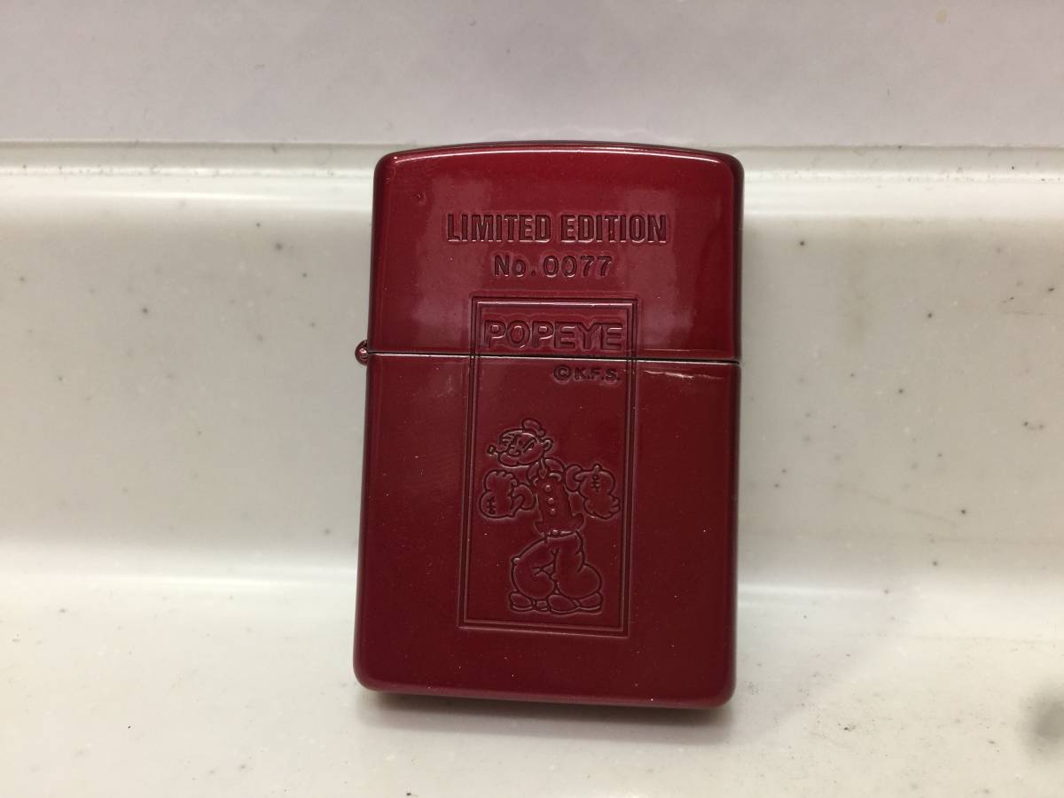 Zippo　ジッポー　POPEYE　ポパイ　1995年製　No.0077　　　T277　　　　KJ1_画像1