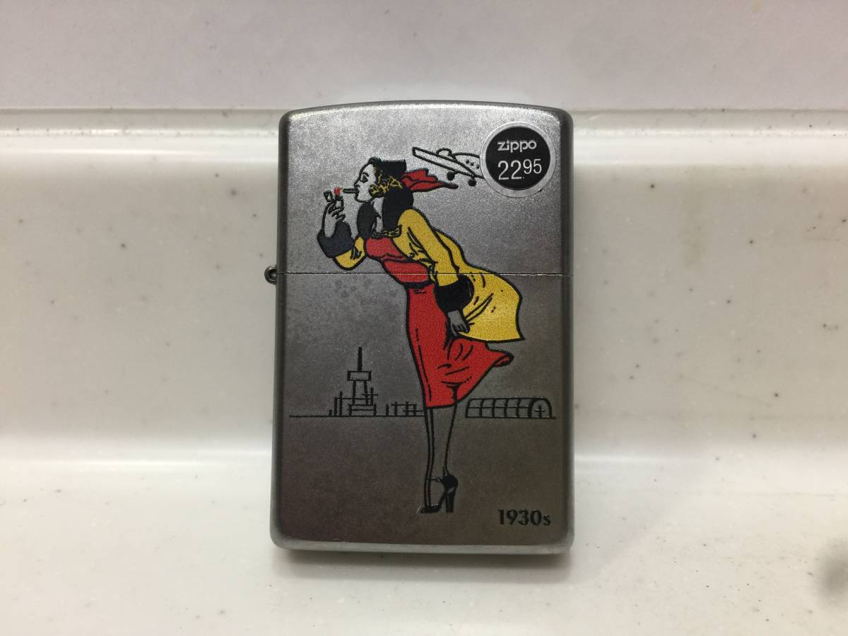Zippo ジッポー Windy 1930s ウインディ バルガガール 19年製 1930s T298 KJ1