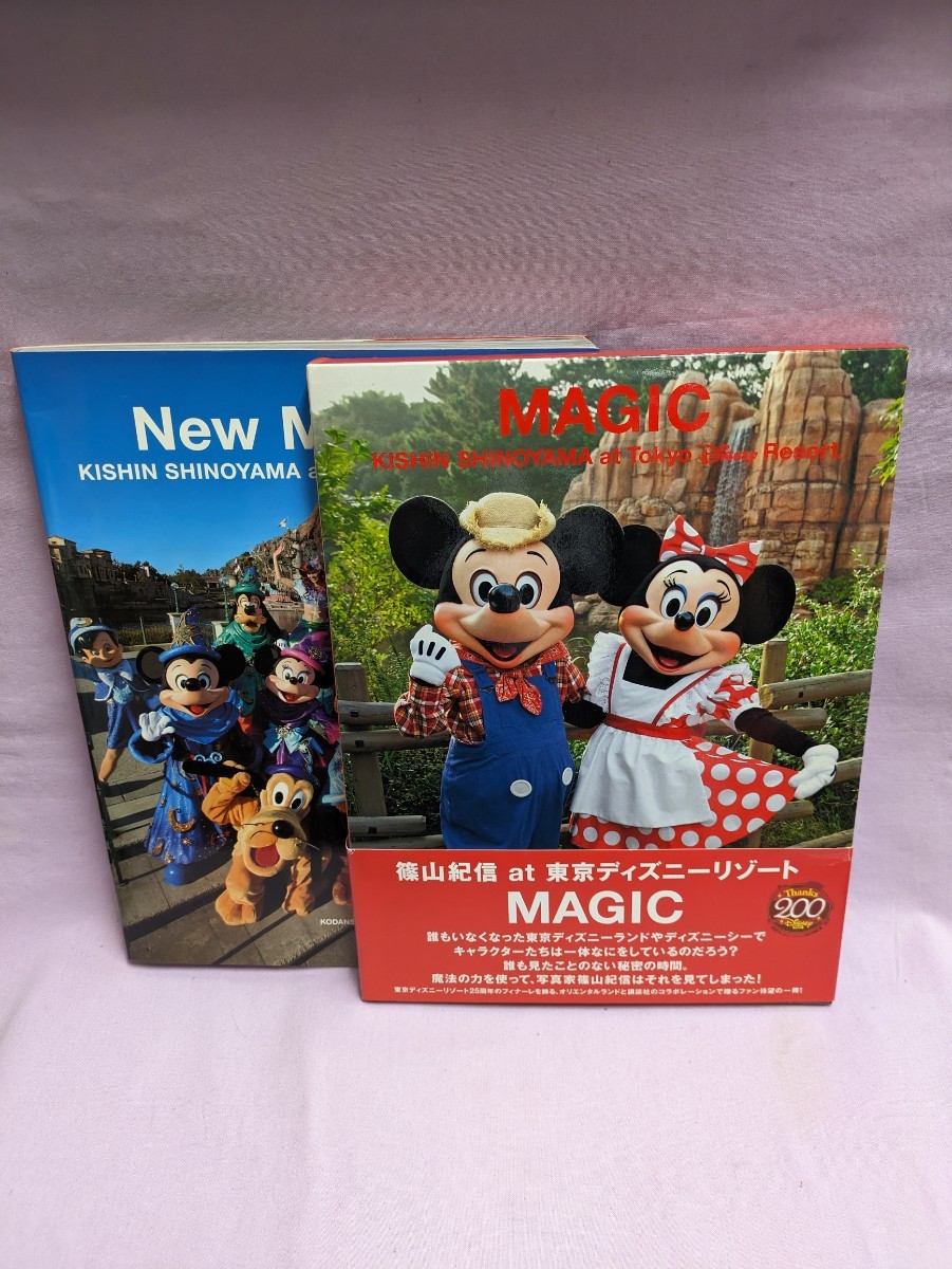 ディズニーランド　篠山紀信　写真集　2冊　MAGIC NEW MAGIC スプラッシュマウンテン　カントリーベア　東京ディズニーリゾート_画像2