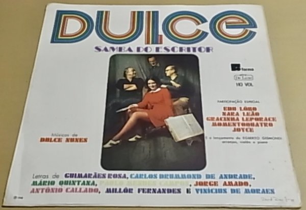 BRA盤68年オリジ！2ND！超豪華なバック陣がサポート！優雅でエレガントなボサ名盤！DULCE NUNES/SAMBA DO ESCRITOR