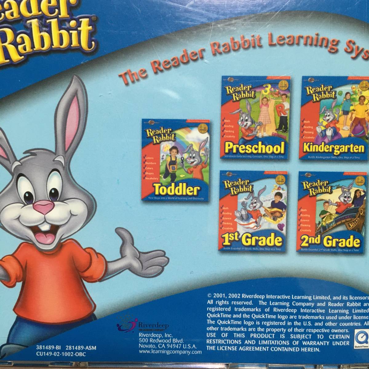 即決　PC Reader Rabbit パーソナライズ 2nd Grade Windows 7/Vista/XP_画像2