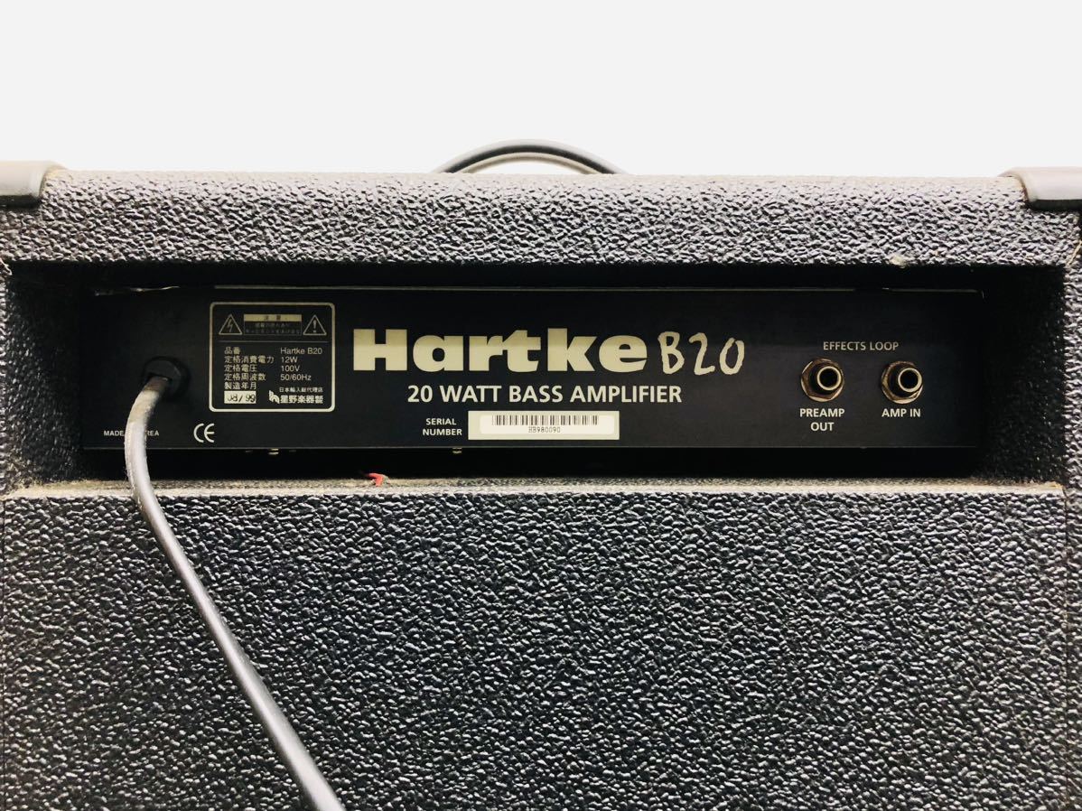 Hartke ハートキー B20 ベースアンプ 通電ok C3_画像5