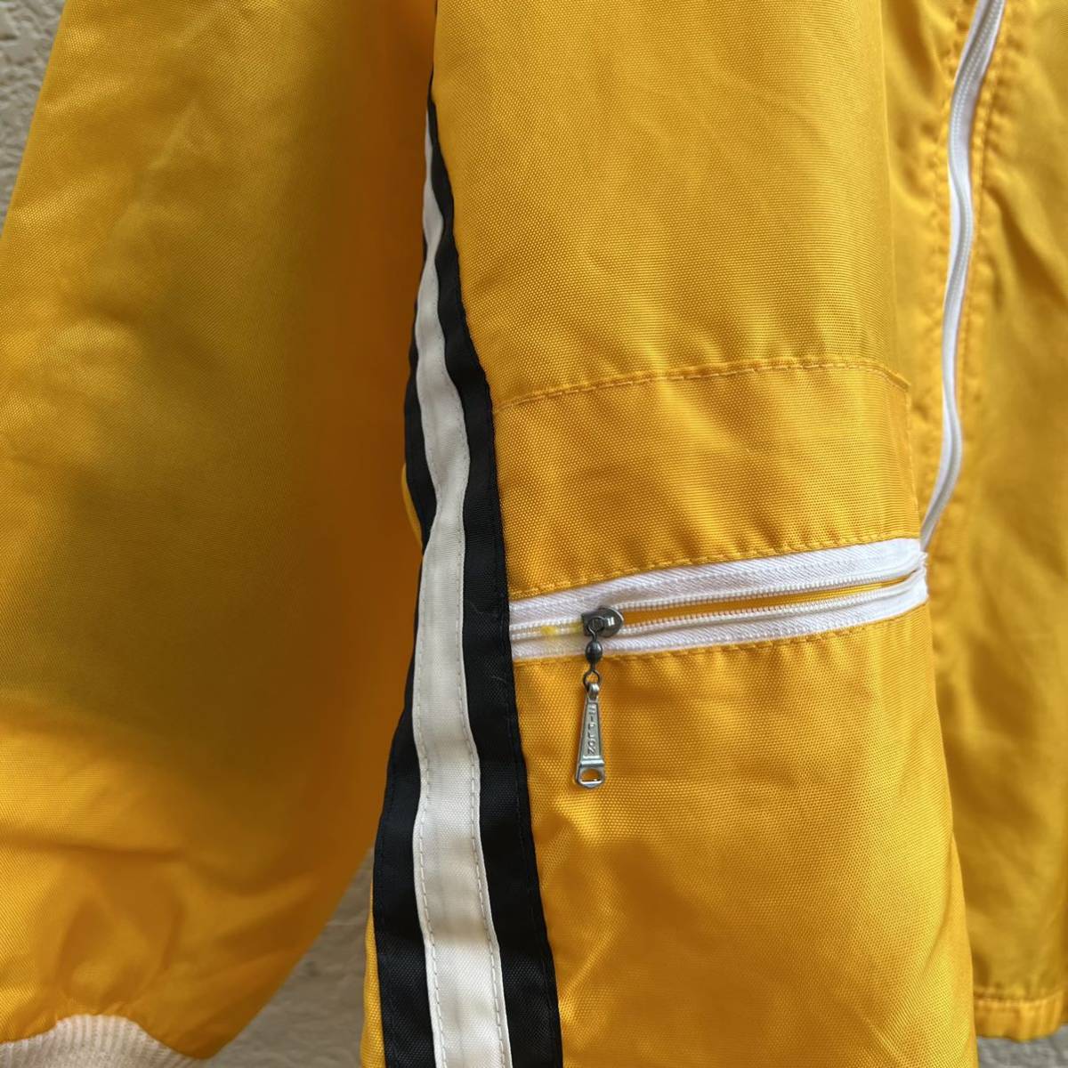80s 90s USA製 ナイロンジャケット レーシングジャケット 黄色 イエロー ROYAL GRANT アメリカ製 古着 vintage ヴィンテージ メンズ古着_画像8