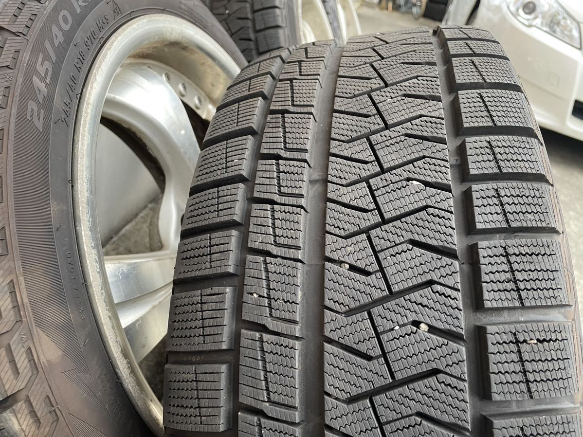 【バリ山】245/40R18、255/40R18、2019年製　18×8.5JJ、9.5JJ 各２本　114.3_画像5