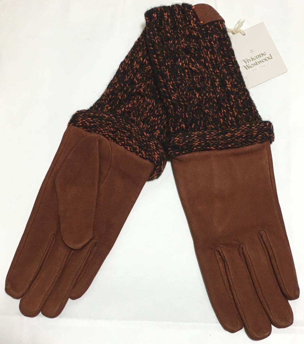 Vivienne Westwood　羊革 ロング手袋 グローブ 　20ｃｍ　ヴィヴィアンウエストウッド_画像1
