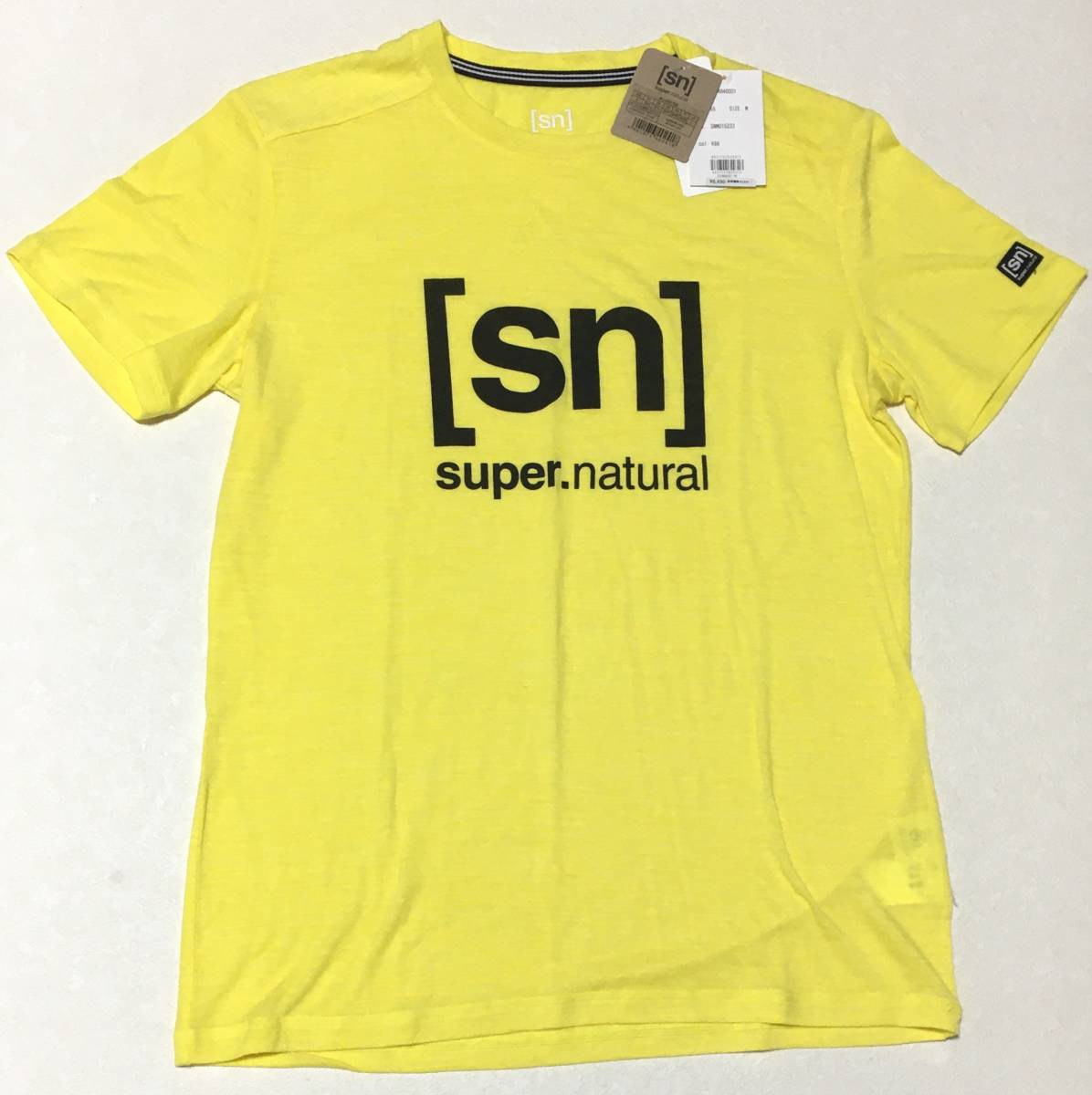 SN スーパーナチュラル Tシャツ 半袖 M（L） イエローの画像1
