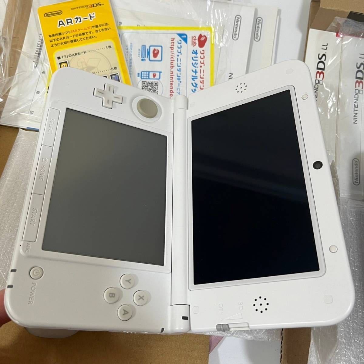 3台セット ニンテンドー3DS LL 本体 通電確認済み ジャンク ホワイト ブルー ピンク まとめ売り Nintendo 任天堂_画像4