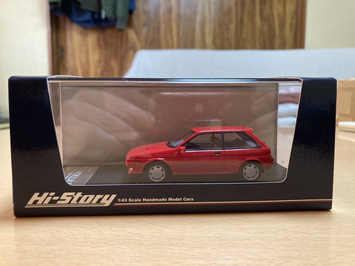 ハイストーリー 1/43 トヨタ カローラ II Reta GP Turbo 1986 レッド クリスマス プレゼント_画像10