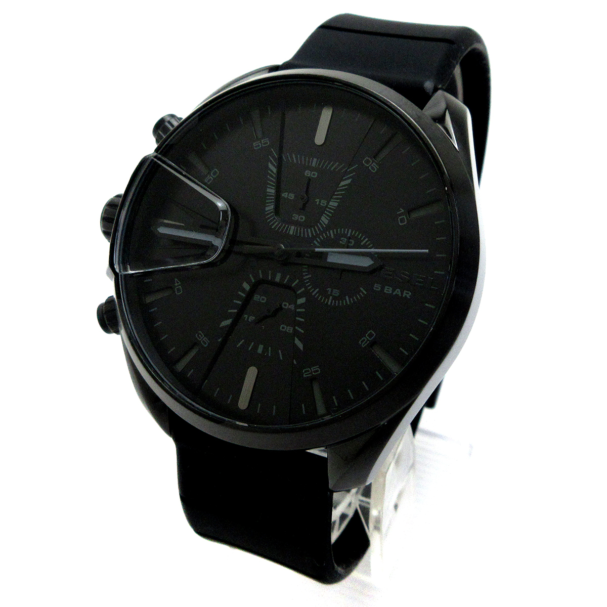  diesel clock MS9 chronograph men's black face DZ4507 DIESEL written guarantee BOX quartz operation goods 