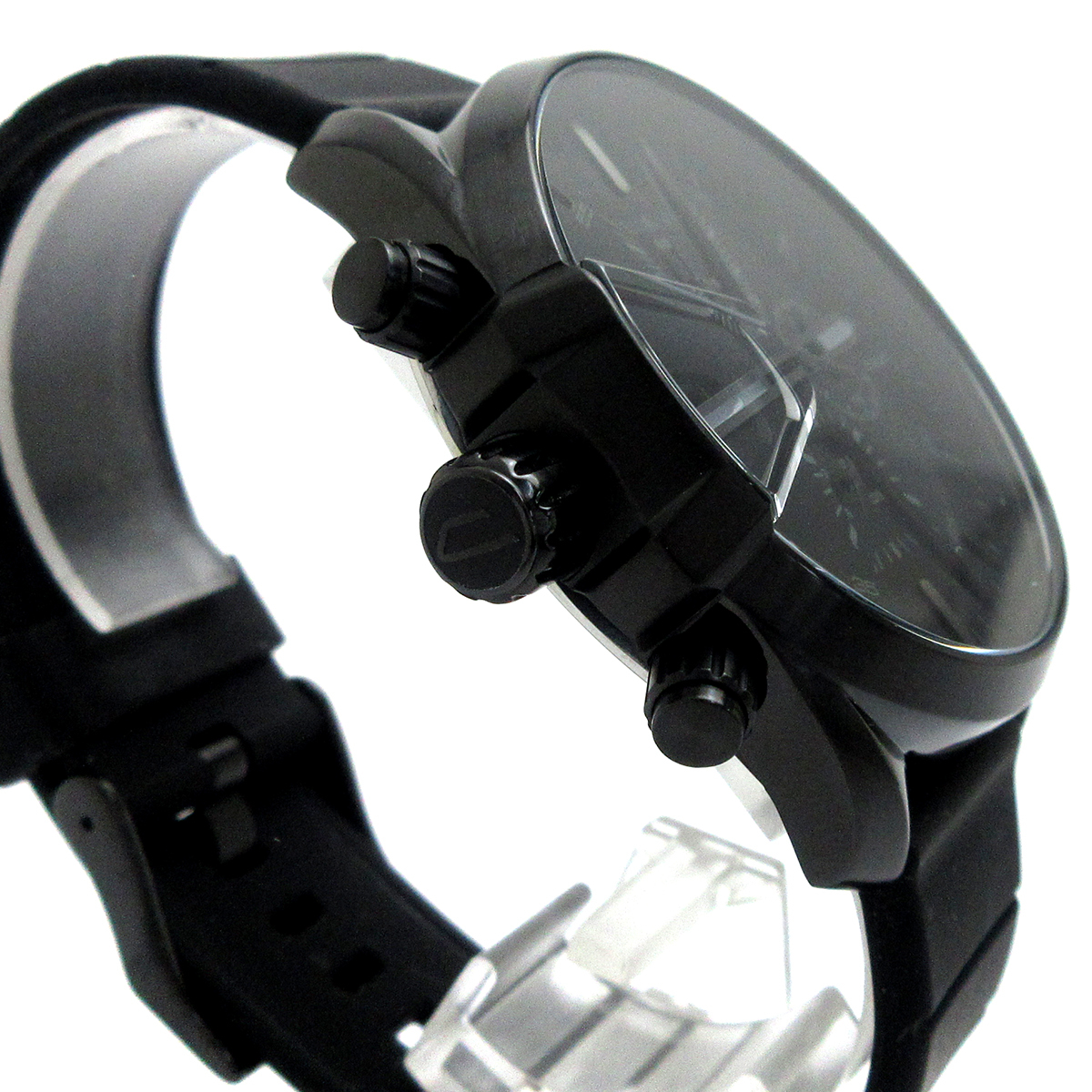  diesel clock MS9 chronograph men's black face DZ4507 DIESEL written guarantee BOX quartz operation goods 