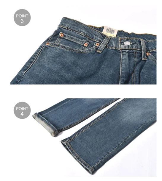 送料無料 新品 送料込 リーバイス LEVI'S LEVIS 505 34 32 レギュラー ストレートジーンズ 00505-2141 デニムパンツ ダークウォッシュ_画像4