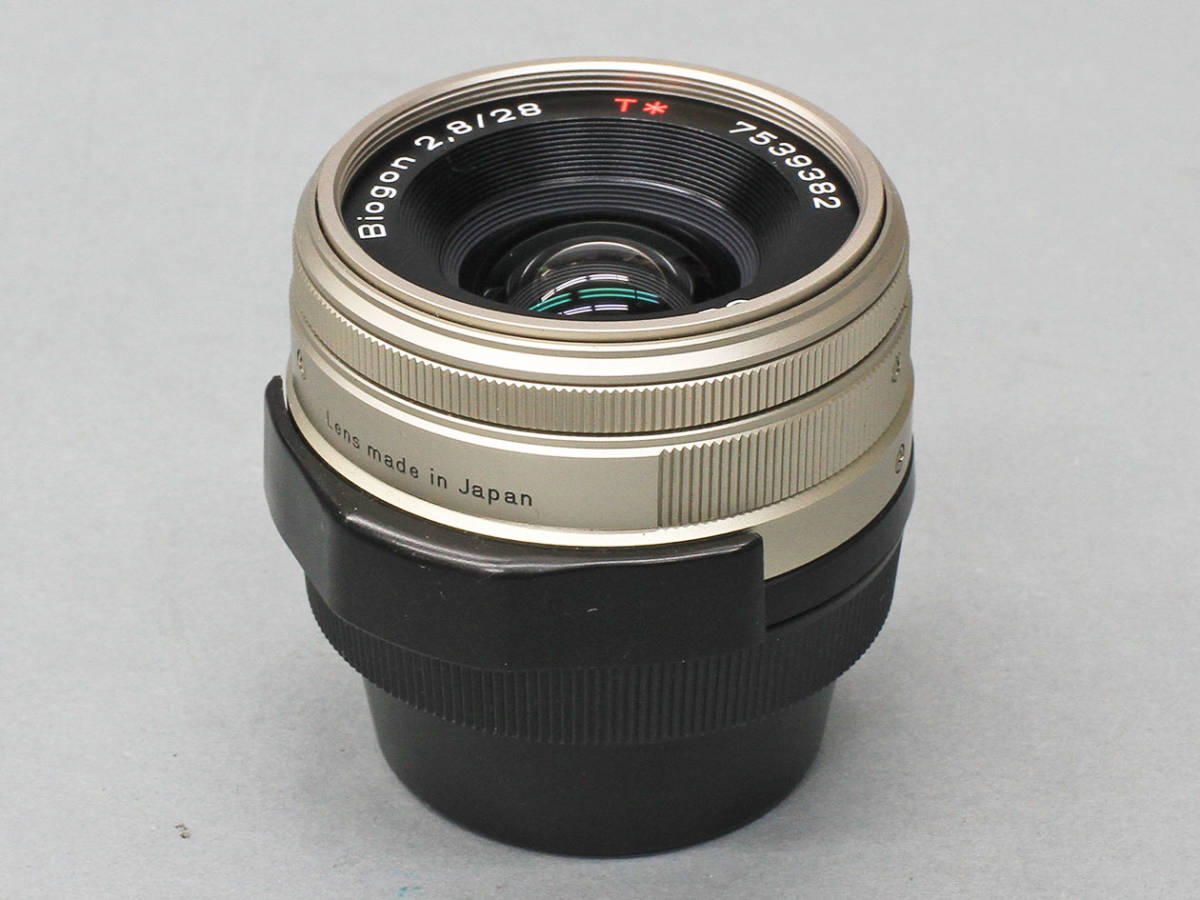 【58】コンタックス CONTAX Biogon T* 28mm F2.8 Gマウント ビオゴン レンジファインダーカメラ用レンズ の画像4