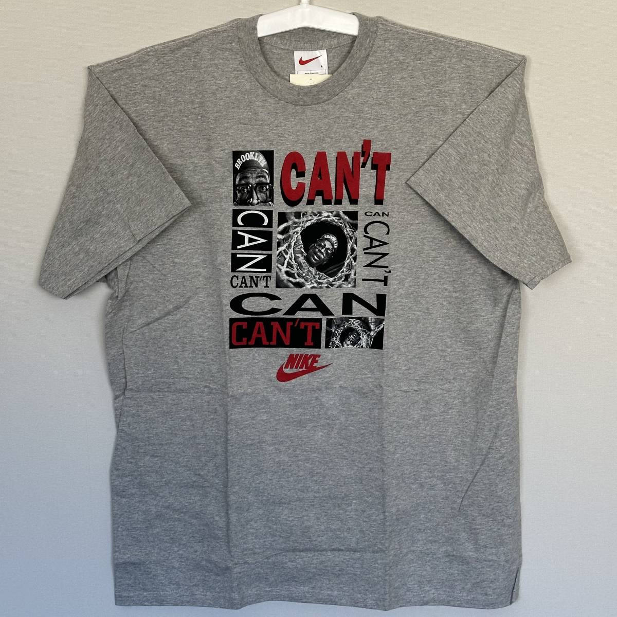 ★90sデッドストックNIKE SPIKE LEE 新品未使用タグ付きTシャツサイズL ヴィンテージ（スパイク・リー AIR JORDAN ナイキエアジョーダン1）_画像2