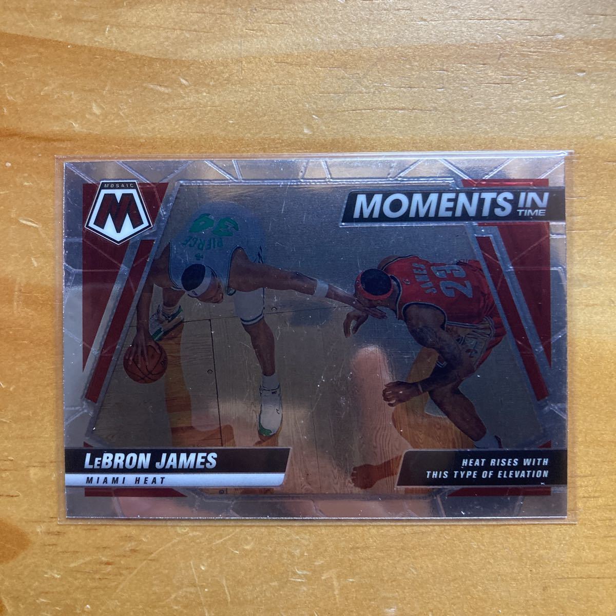2021-22 PANINI PRIZM MOMENTS IN TIME LeBRON JAMES HEAT_画像1
