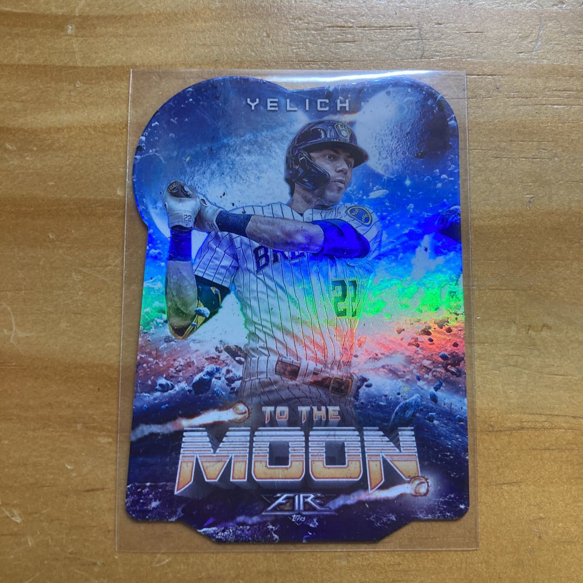 2022 TOPPS FIRE CHRISTIAN YELICH TO THE MOON INSERT_画像1