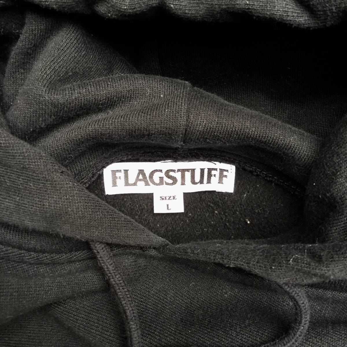  原文:FLAGSTUFF パーカL 原宿LABORATORYBERBERJIN購入 ラボラトリーベルベルジン フーディー スウェット フラッグスタッフ/blackmeansfuudobrain