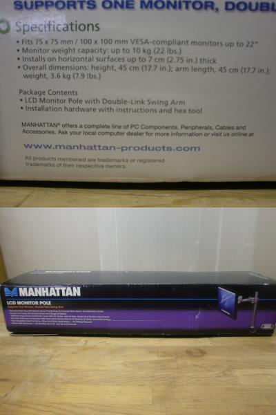  монитор подставка Manhattan LCD монитор paul (pole) * монитор arm 3 ось type 