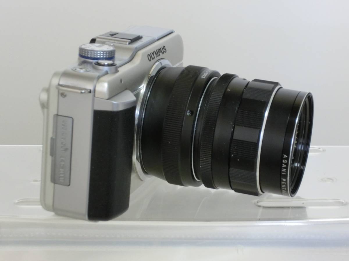 オリンパス OLYMPUS E-PL1　レンズ Super-Takumar 1:2 55mm FOTGA アダプター　送料４１０円_画像2