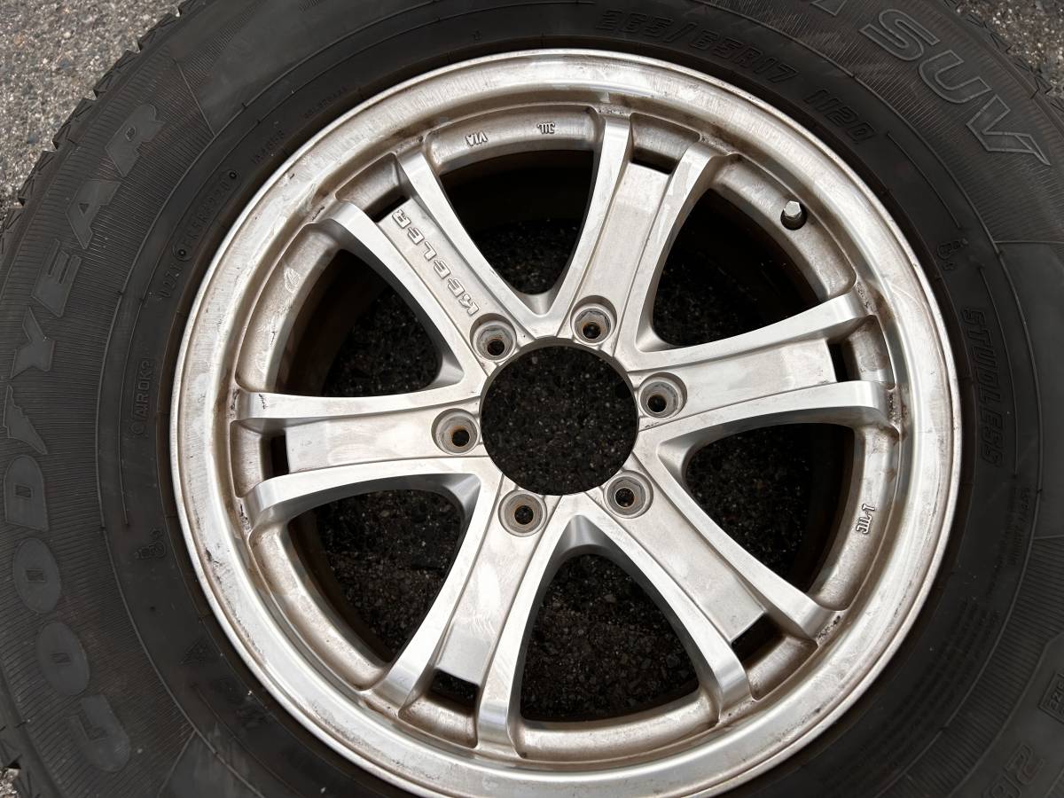 【中古】265/65R17 112Q スタッドレス GOODYEAR ICE NAVI SUV ４本 _画像4