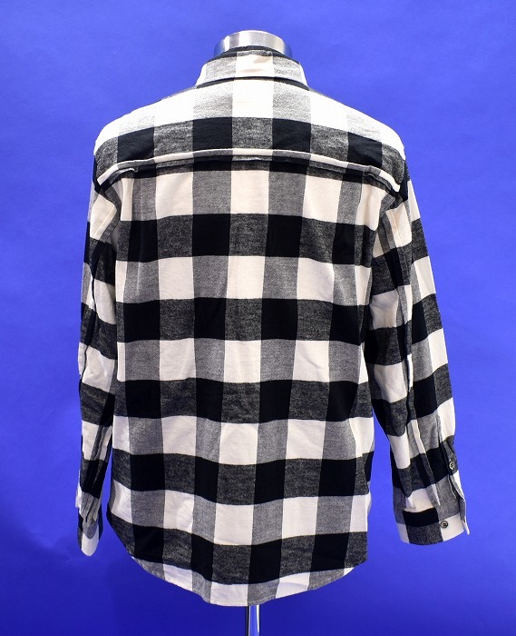 UNDERCOVER（アンダーカバー）Cotton flannel shirt UC1C4410 Check チェック コットン フランネルシャツ WHITE 2 MADE IN JAPAN 長袖 L/S_画像2