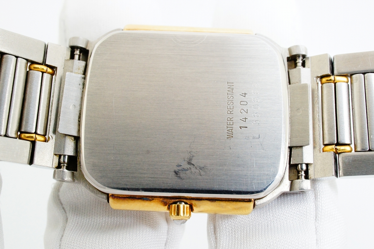 L92* работа хороший TECHNOS Tecnos золотой циферблат ok tagon type мужские наручные часы комбинированный модный кварц 