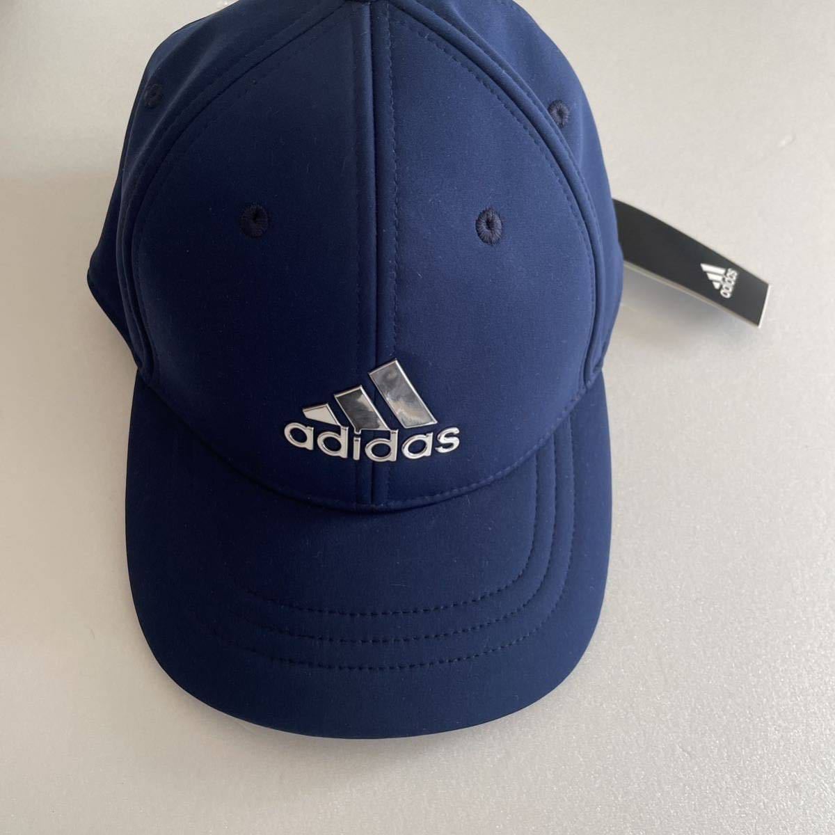 即日発送-新品定価 3839円:アディダスゴルフ/adidas GOLF/メンズ/防寒フリースキャップ・帽子　裏地保温フリース素材/秋冬　紺　ネイビー_画像2