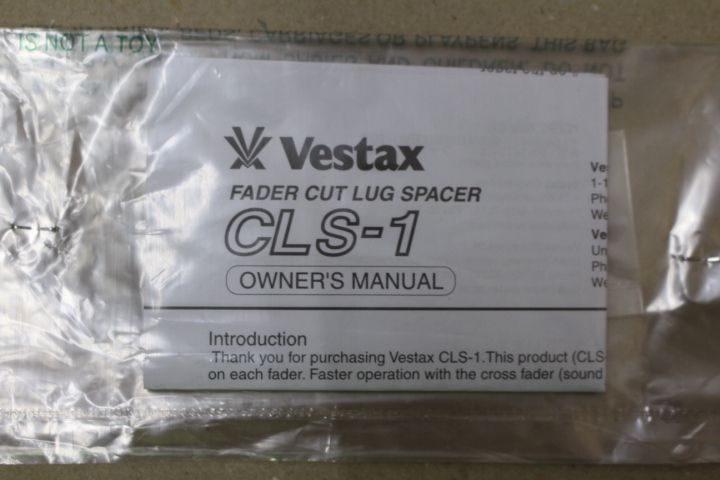 【新品】Vestax（ベスタクス）/CLS-1 カットラグスペーサー 4個の画像2