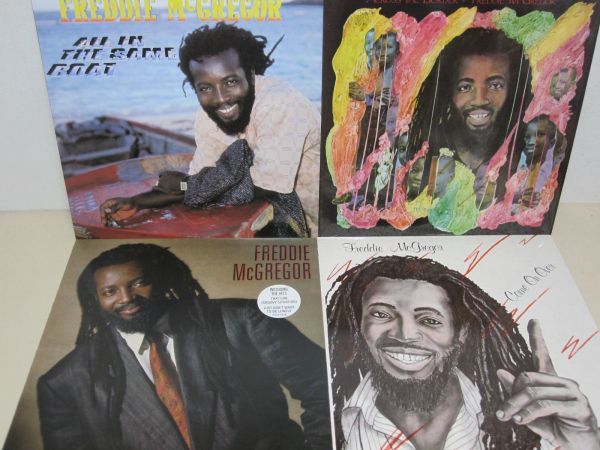 LP・FREDDIE McGREGOR 4セット・英UK盤2枚+カナダ盤2枚・Across The Border、Come On Overなど・A1201-42_画像1