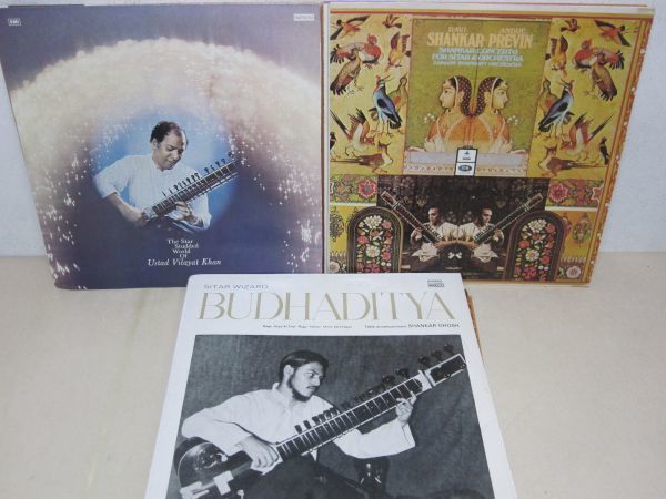 LP・インド音楽関連 11セット・シタールの女王カリヤニロイ、バーンスリー、シャーナイ他・現地盤、帯付含む・A1201-61_画像3